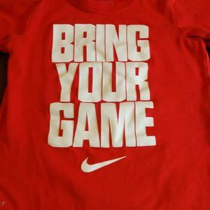 NIKE BRING YOUR GAME RED TEE